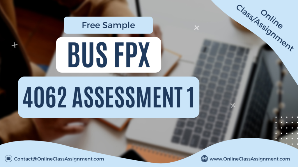 BUS FPX 4062 Assessment 1 Accounting Conventions