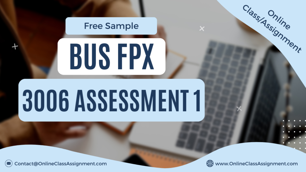 BUS FPX 3006 Assessment 1 Key Roles and Responsibilities of the Health Care Manager