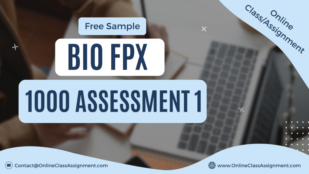 BIO FPX 1000 Assessment 1 Cardiovascular System Lab