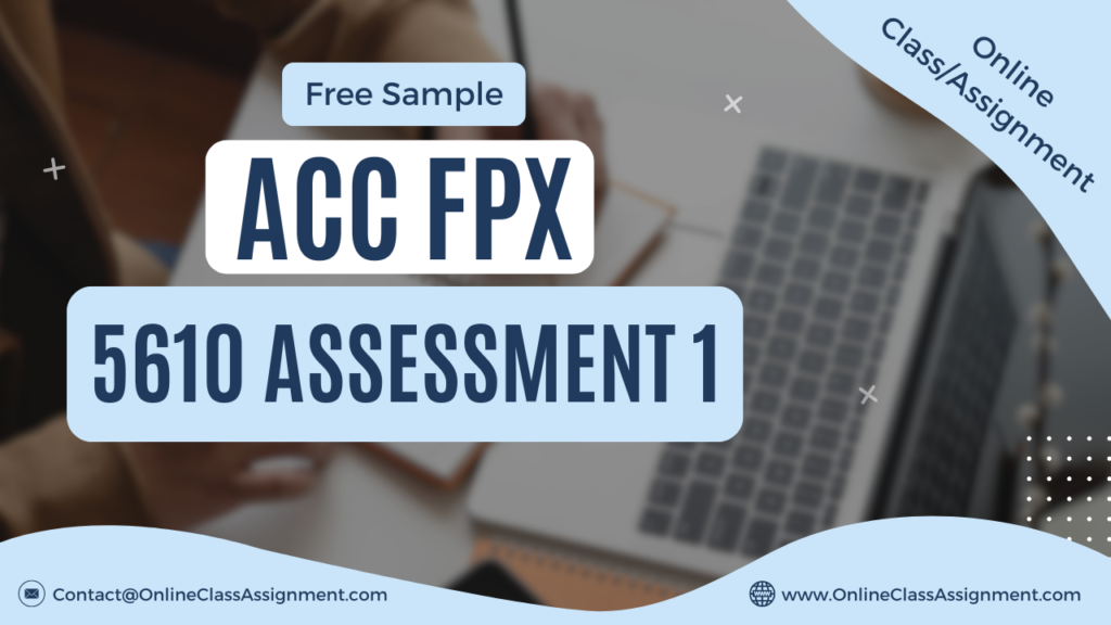 ACC FPX 5610 Assessment 1 Option Pricing