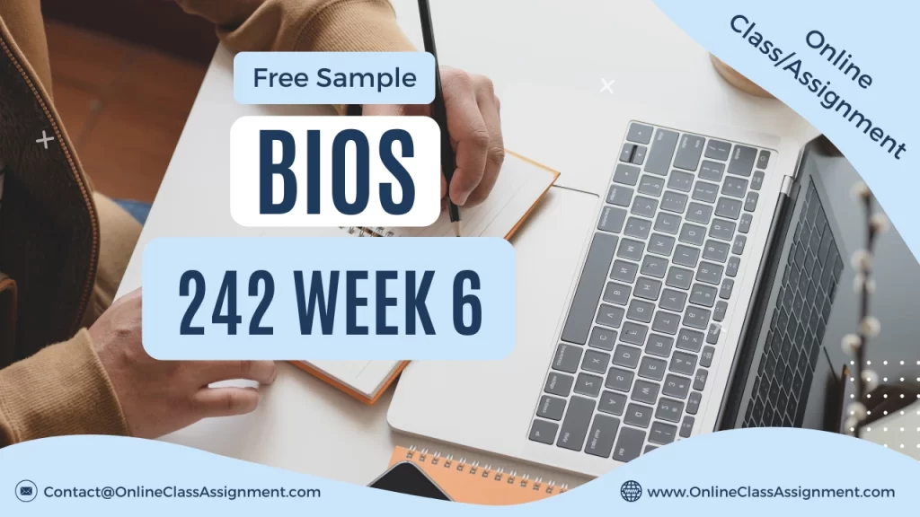 BIOS 242 Week 6 Disease Worksheet