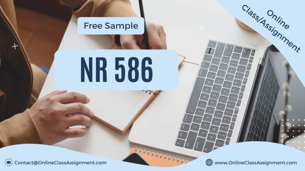 NR 586 Concept Map Summary Worksheet