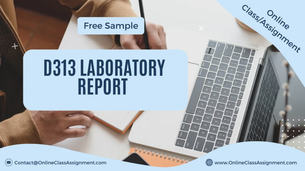 D313 Laboratory Report