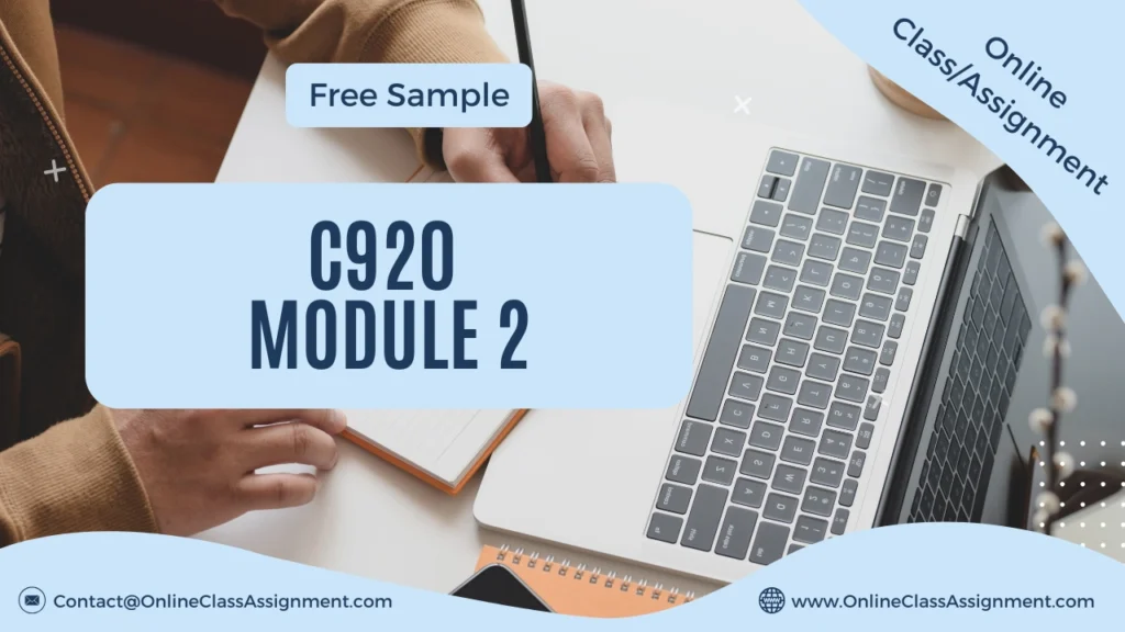 C920 Module 2