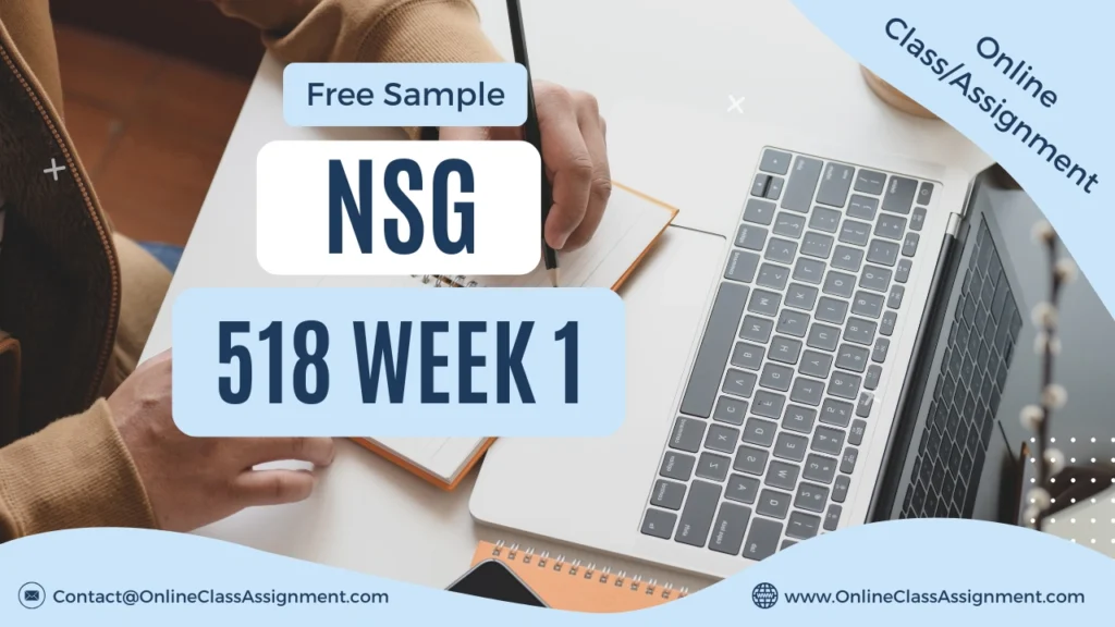 NUR 518 Week 1